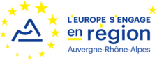 Logo La Région Auvergne Rhône-Alpes s'engage avec le FEDER